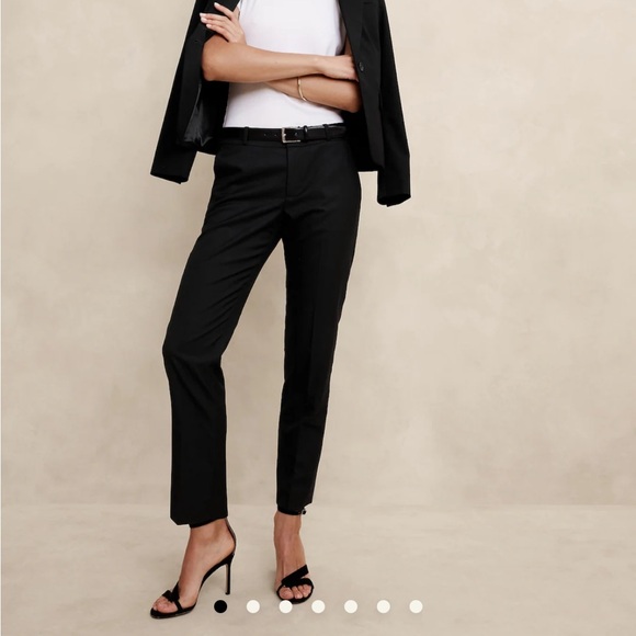 Banana Republic Black Pants Ryan _ Petite 00 - Picture 1 of 6